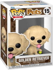 Funko Pop! Pets: Golden Retriever Vinyl Figure #15 Toys & Games Funko