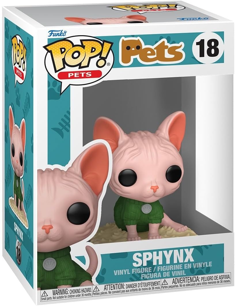 Funko Pop! Pets: Sphynx Vinyl Figure #18 Toys & Games Funko
