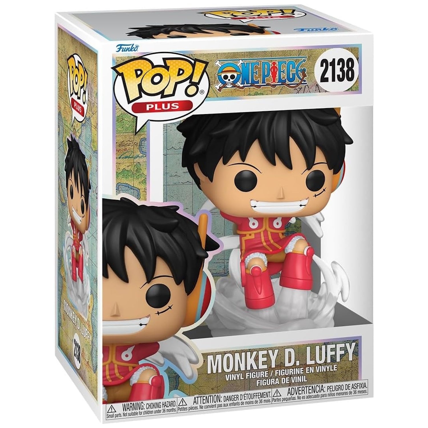 Funko Pop! Plus: One Piece - Luffy (Egghead Arc) Vinyl Figure #2138 Toys & Games Funko