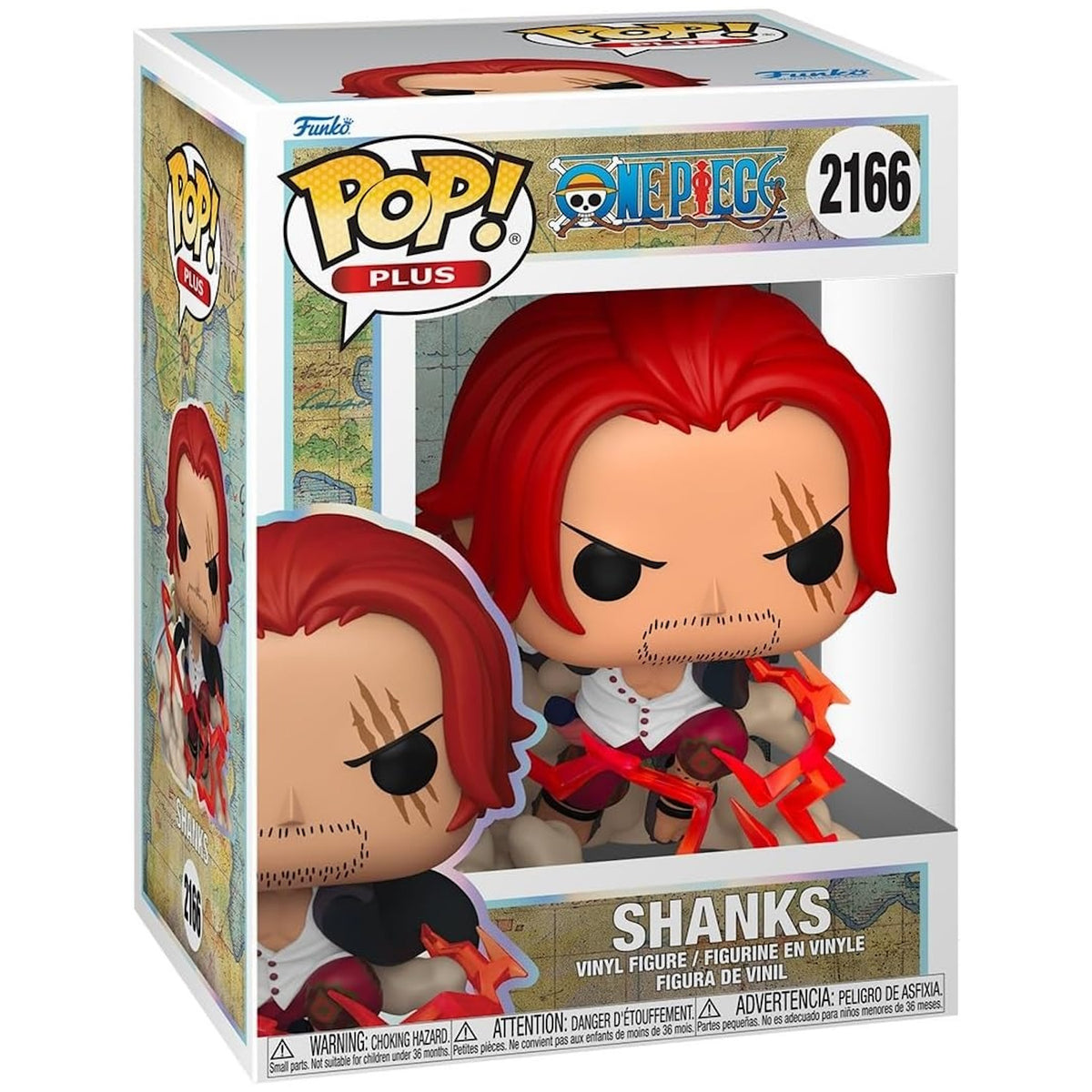 Funko Pop! Plus: One Piece - Shanks Vinyl Figure #2166 Toys & Games Funko