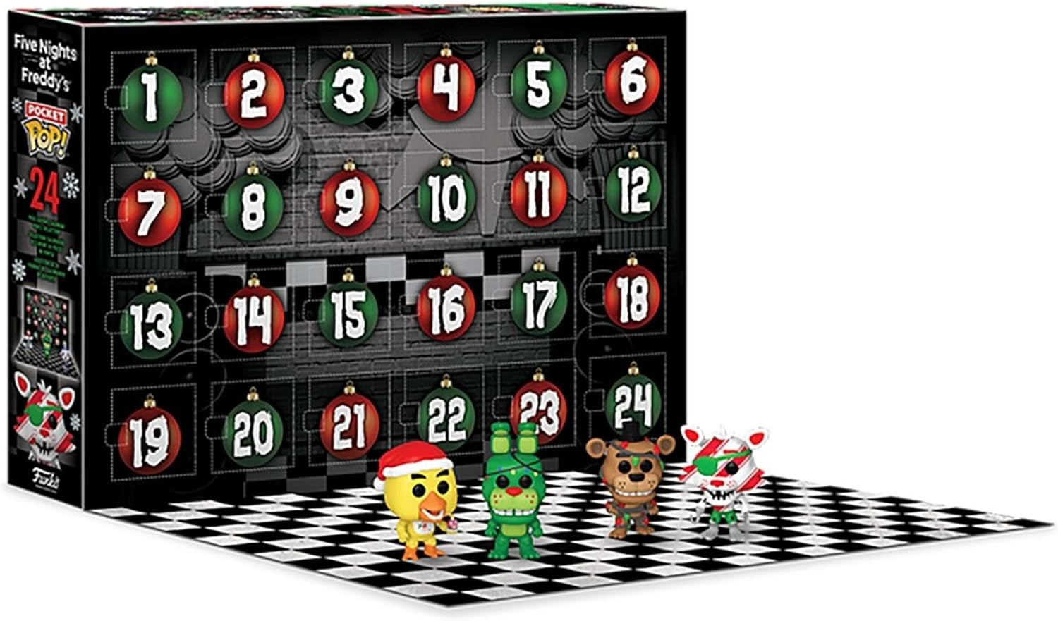 Funko Pop! Pocket: Five Nights at Freddy's - 24 Day Holiday Advent Calendar Toys & Games Funko