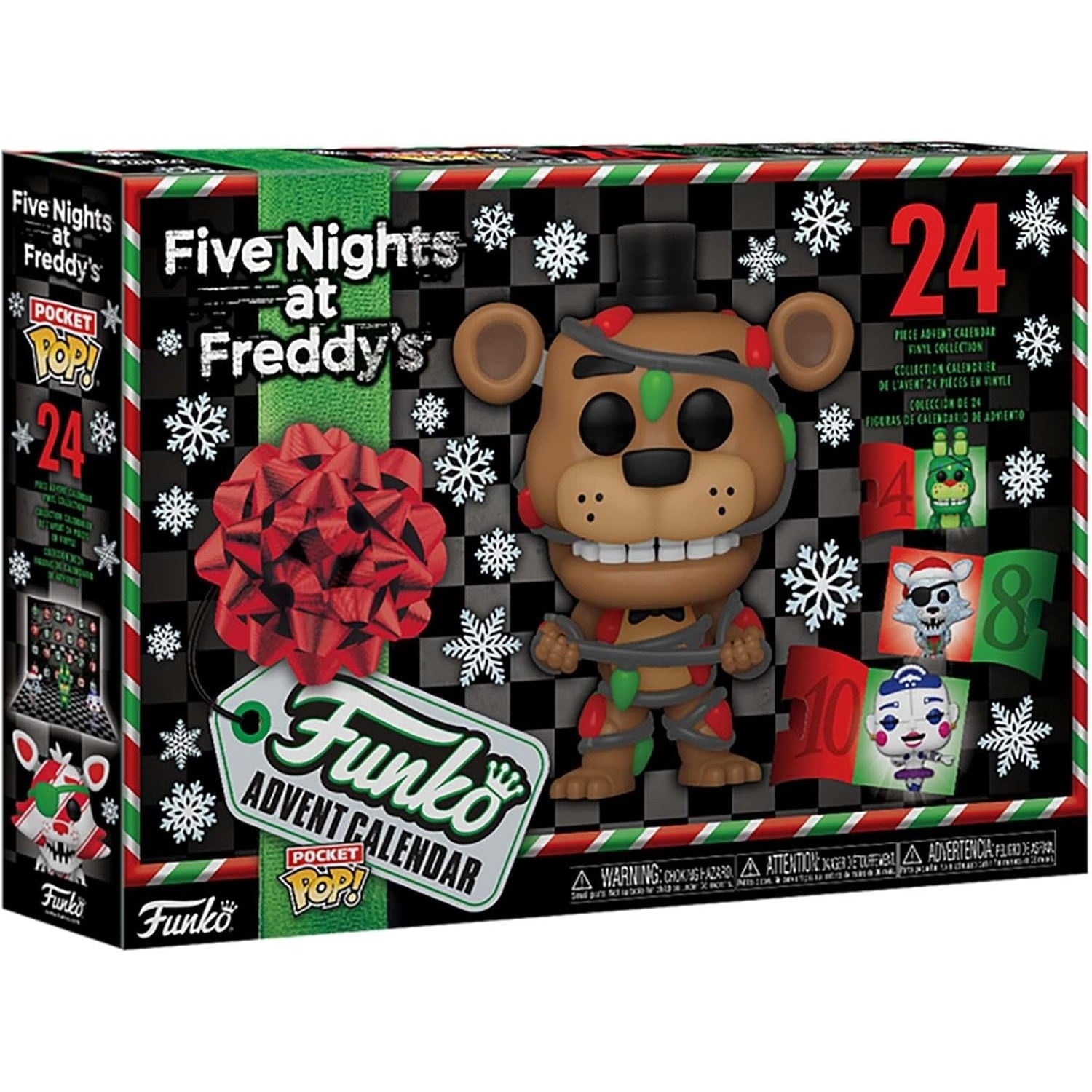 Funko Pop! Pocket: Five Nights at Freddy's - 24 Day Holiday Advent Calendar Toys & Games Funko