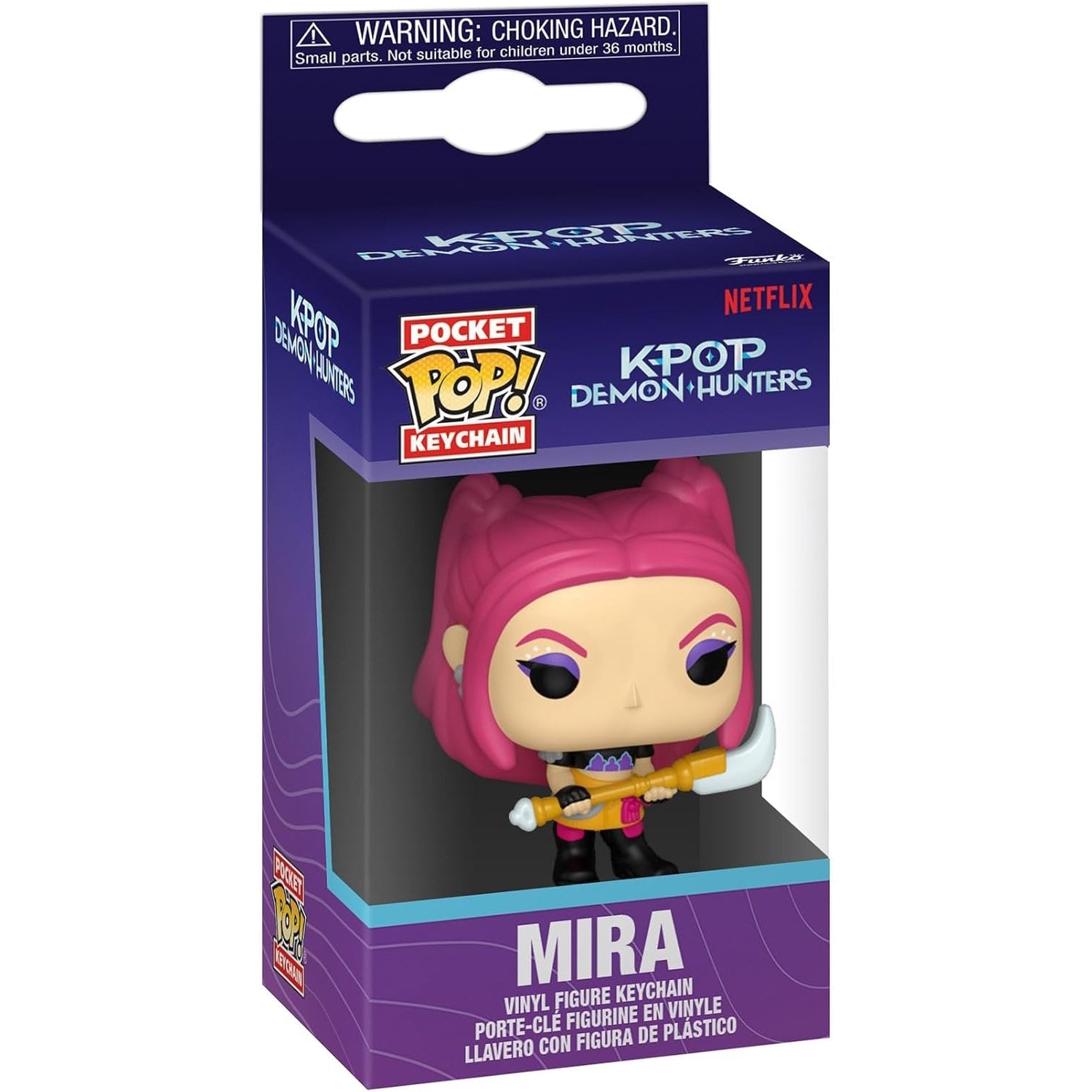 Funko Pop! Pocket Keychain: Kpop Demon Hunters - Mira Vinyl Figure Keychain Toys & Games Funko