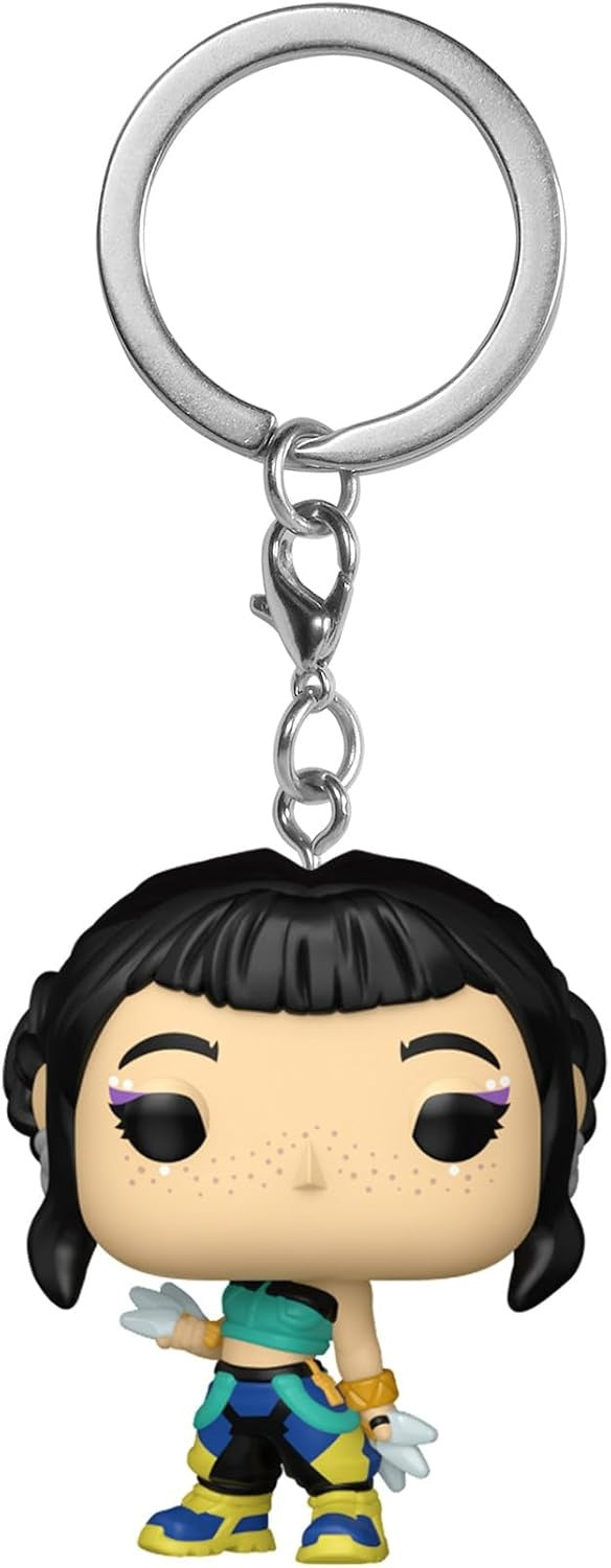 Funko Pop! Pocket Keychain: Kpop Demon Hunters - Zoey Vinyl Figure Keychain Toys & Games Funko