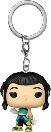 Funko Pop! Pocket Keychain: Kpop Demon Hunters - Zoey Vinyl Figure Keychain Toys & Games Funko
