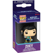 Funko Pop! Pocket Keychain: Kpop Demon Hunters - Zoey Vinyl Figure Keychain Toys & Games Funko