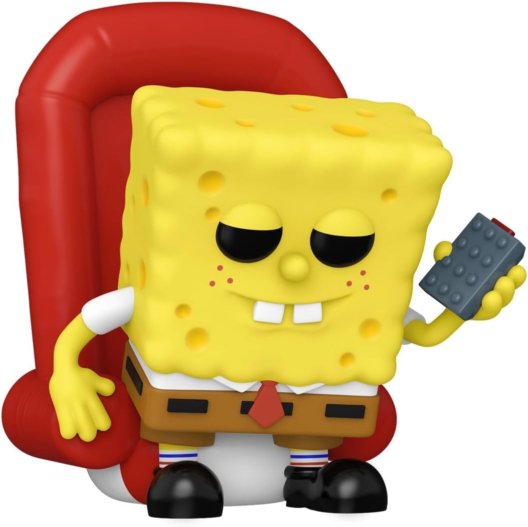 Funko Pop! Premium Animation: Spongebob Squarepants Vinyl Figure #1752 - Ight Imma Head Out Meme Toys & Games Funko