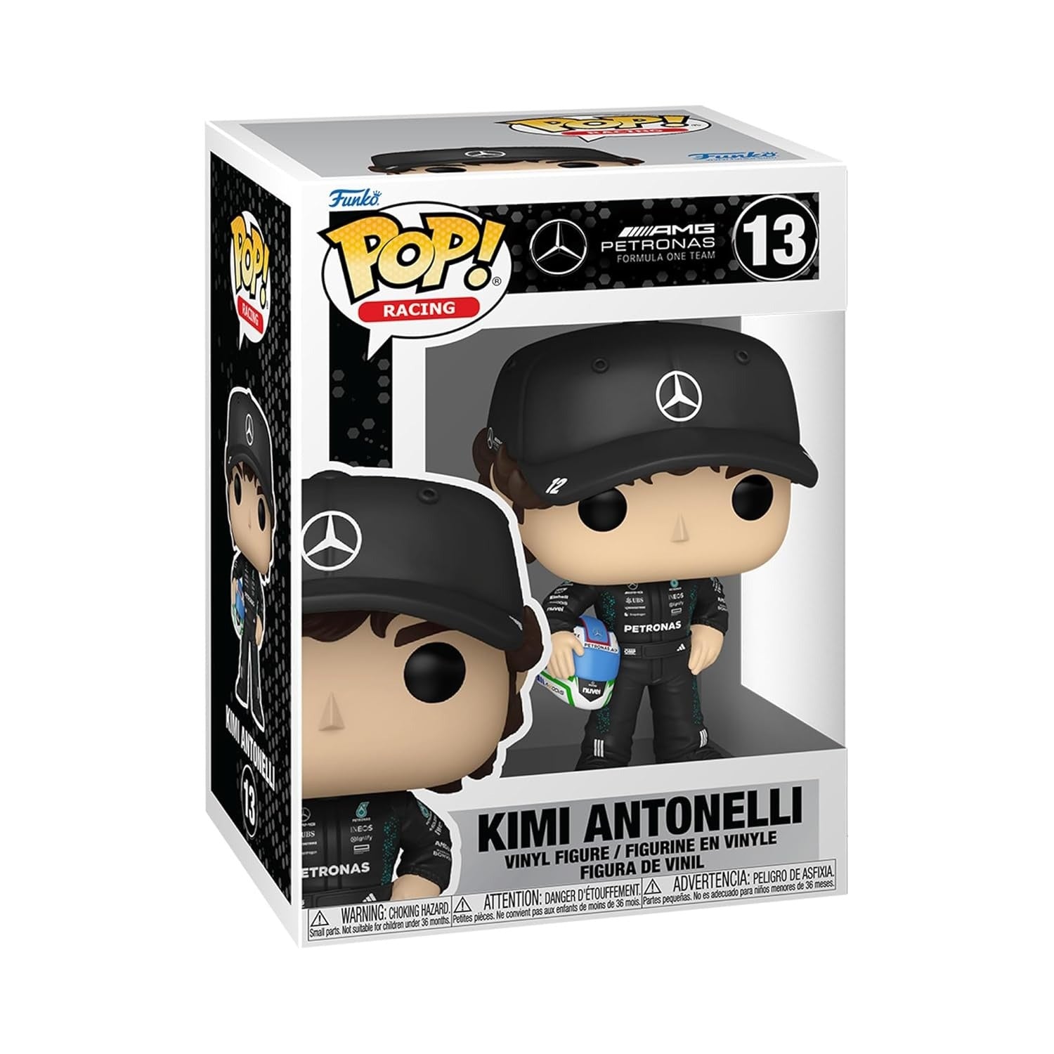 Funko Pop! Racing: Formula One Kimi Antonelli AMG Petronas Vinyl Figure #13 Toys & Games Funko