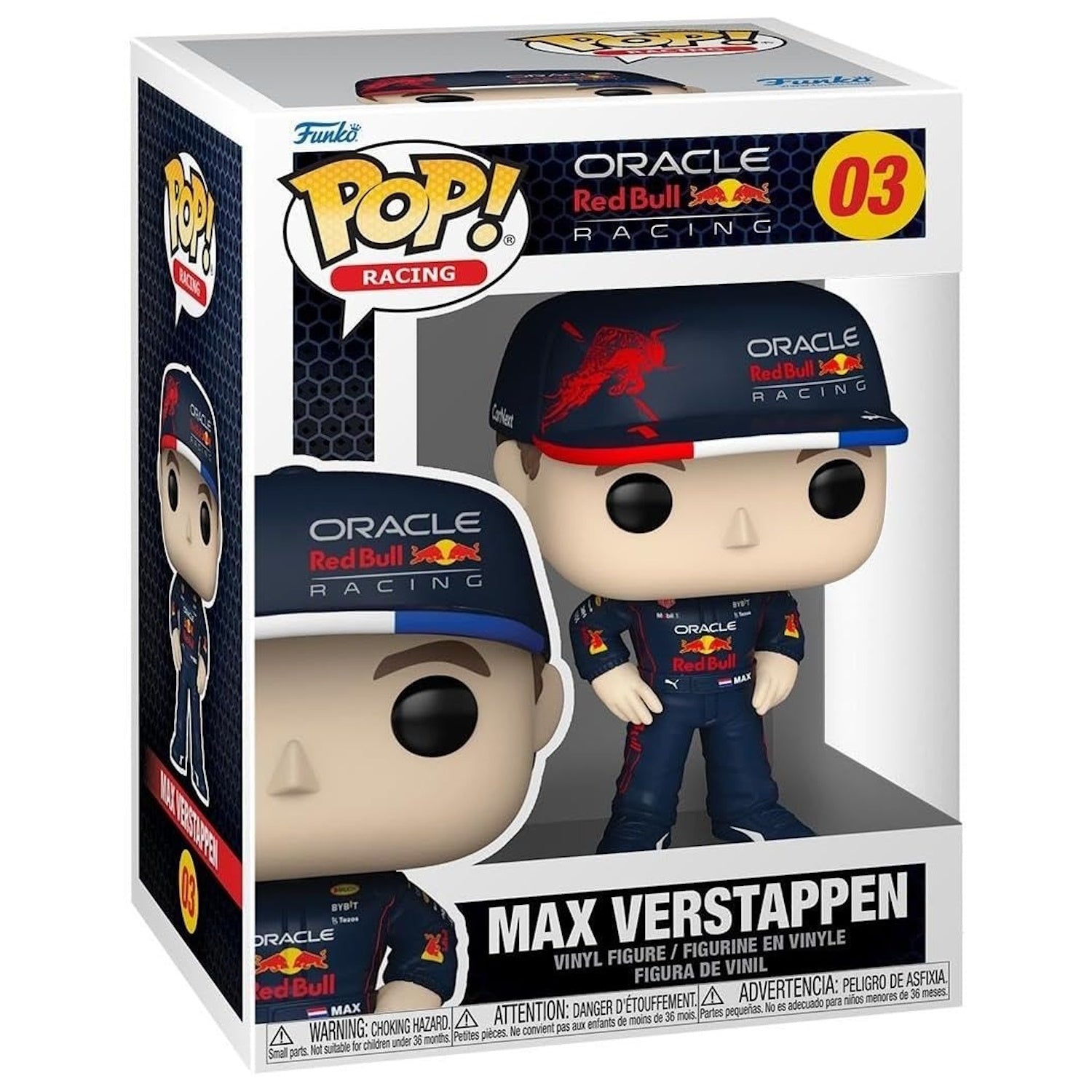 Funko Pop! Racing: Formula One Max Verstappen Oracle Redbull Vinyl Figure #03 Toys & Games Funko