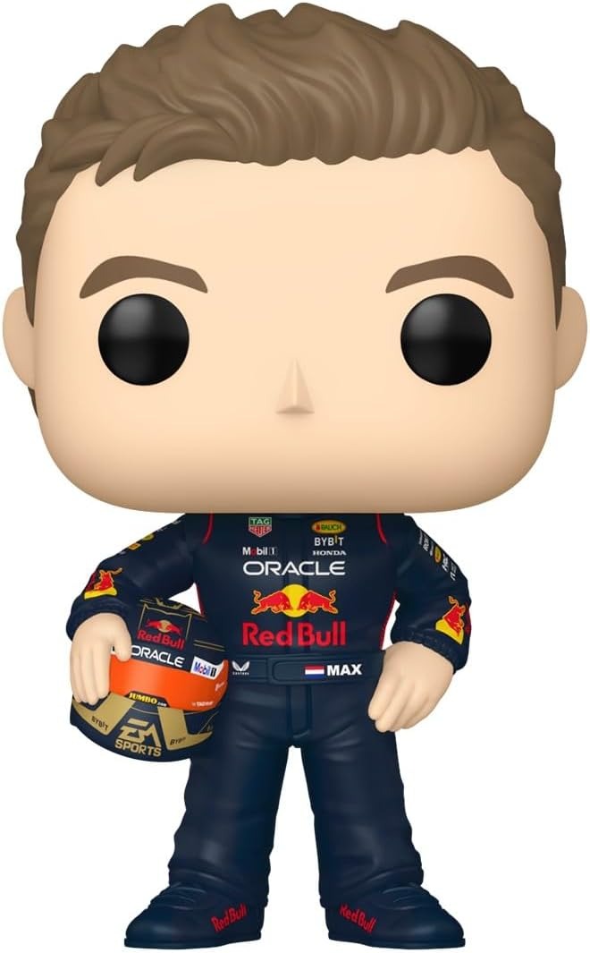 Funko Pop! Racing: Formula One Max Verstappen With Helmet Oracle Redbull Vinyl Figure #08 Toys & Games Funko