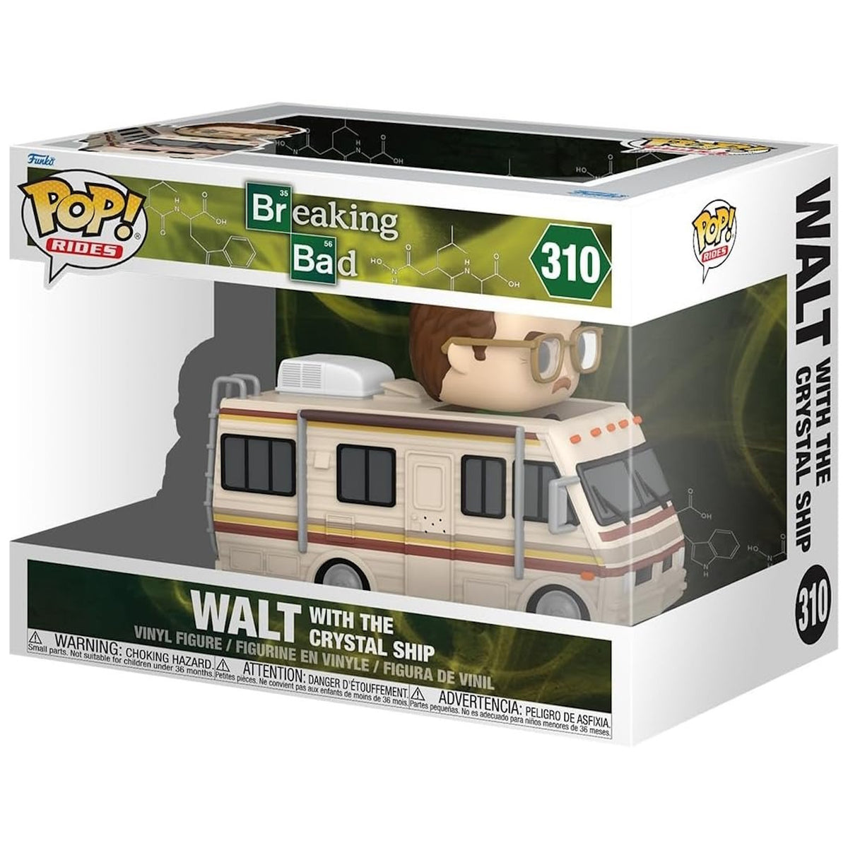 Funko Pop! Rides: Breaking Bad - Walt with the Crystal Ship Vinyl Figure #310 Toys & Games Funko