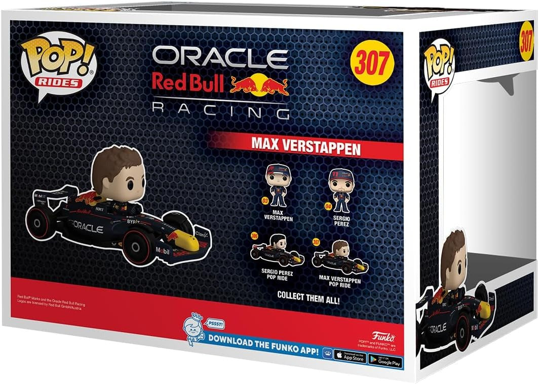 Funko Pop! Rides: Oracle Red Bull Racing - Max Verstappen Vinyl Figure #307 Toys & Games Funko