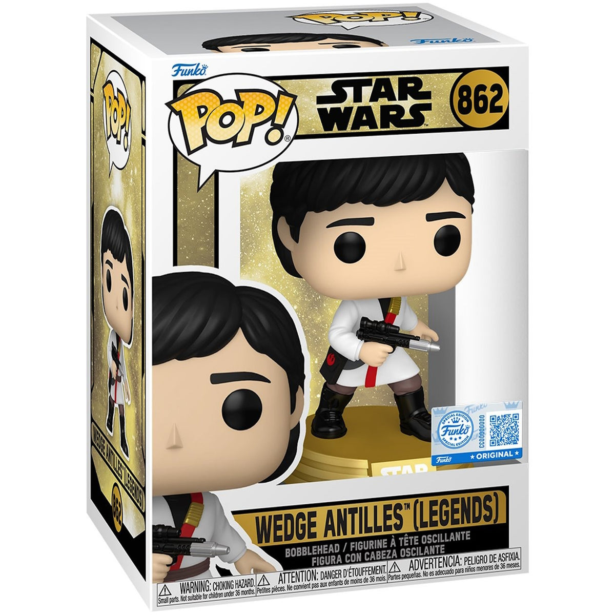 Funko Pop! Star Wars: Wedge Antilles Legends Bobblehead #862 Toys & Games Funko