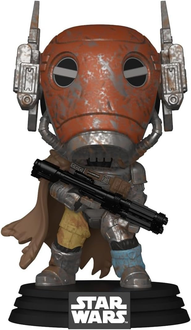 Funko Pop!: Star Wars the Mandalorian & Grogu - Mercenary Guard Droid Bobblehead Vinyl Figure #821 Toys & Games Funko