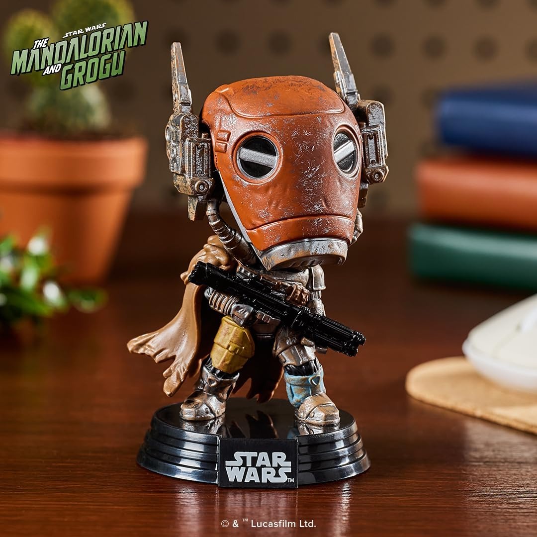 Funko Pop!: Star Wars the Mandalorian & Grogu - Mercenary Guard Droid Bobblehead Vinyl Figure #821 Toys & Games Funko