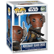 Funko Pop!: Star Wars the Mandalorian & Grogu - Mercenary Guard Droid Bobblehead Vinyl Figure #821 Toys & Games Funko