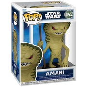 Funko Pop!: Star Wars the Mandalorian and Grogu - Amani Bobblehead #845 Toys & Games Funko