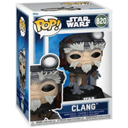 Funko Pop!: Star Wars the Mandalorian and Grogu - Clang with Head Set Bobblehead #820 Toys & Games Funko