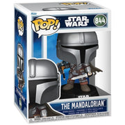 Funko Pop!: Star Wars the Mandalorian and Grogu - The Mandalorian Dual Wield Bobblehead #844 Toys & Games Funko