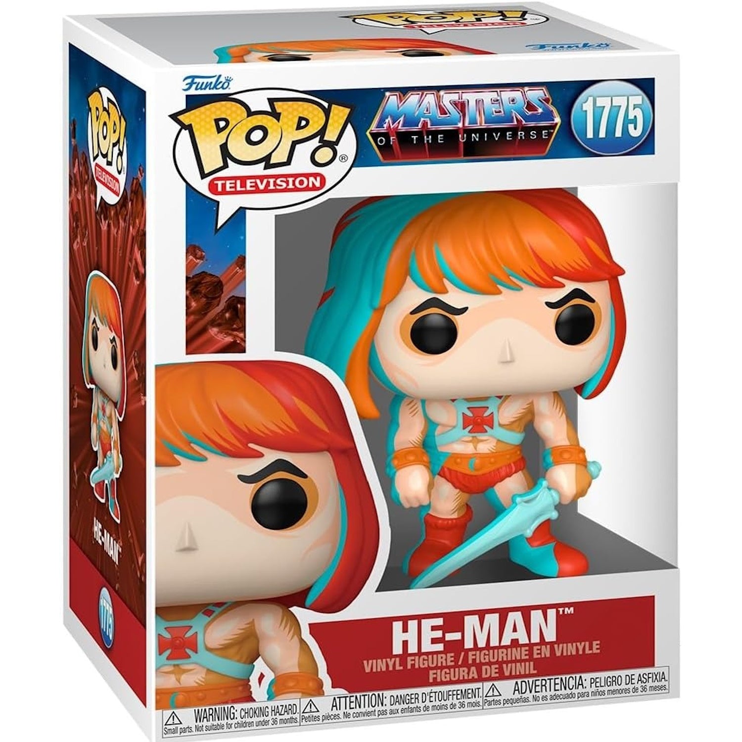 Funko Pop! Television: Masters of The Universe - He-Man Vinyl Figure #1775 Toys & Games Funko