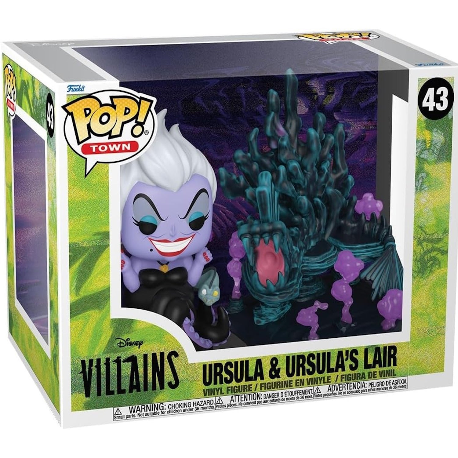 Funko Pop! Town: Disney Villains - Ursula's Lair Vinyl Figure #43 Toys & Games Funko