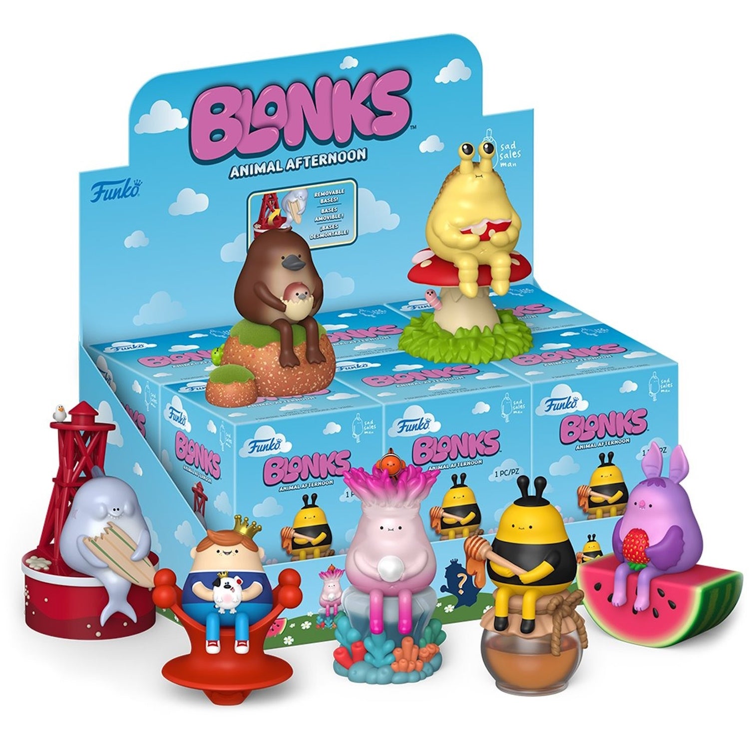 Funko Premium Blind Box: Blonks - Animal Afternoon Vinyl Figure - 1 Random Figure Toys & Games Funko