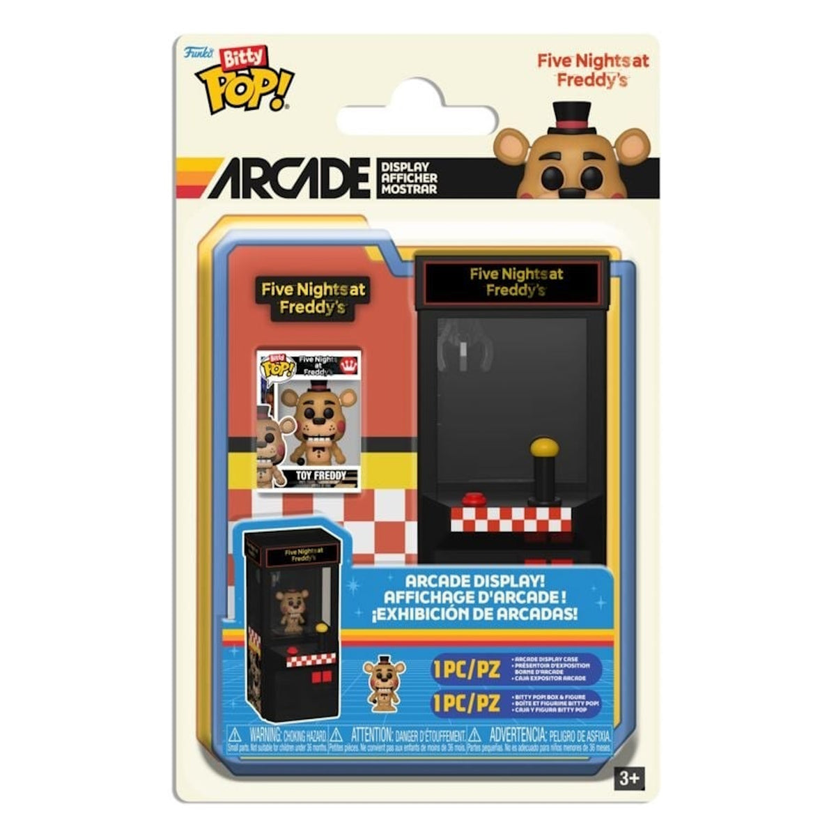 Funko Pop! Bitty: FNAF Arcade Display and Toy Freddy Toys & Games Funko