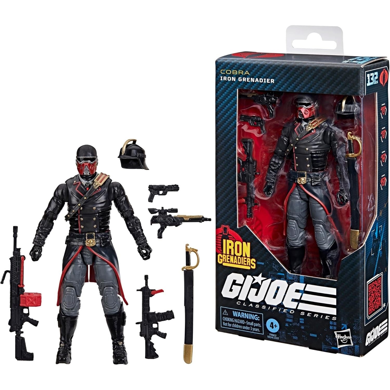 G.I. Joe Classified Series: #132 Iron Grenadier Collectible 6" Action Figure Toys & Games Hasbro