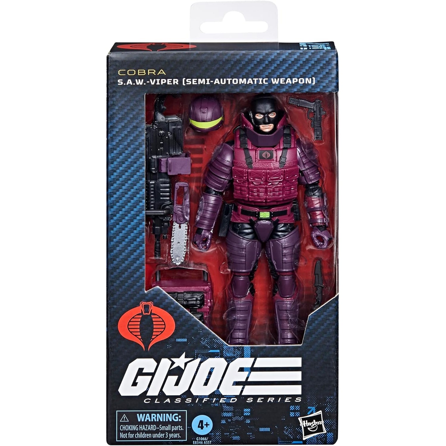 G.I. Joe Classified Series: #147 S.A.W. Viper - Semi-Automatic Weapon Toys & Games Hasbro