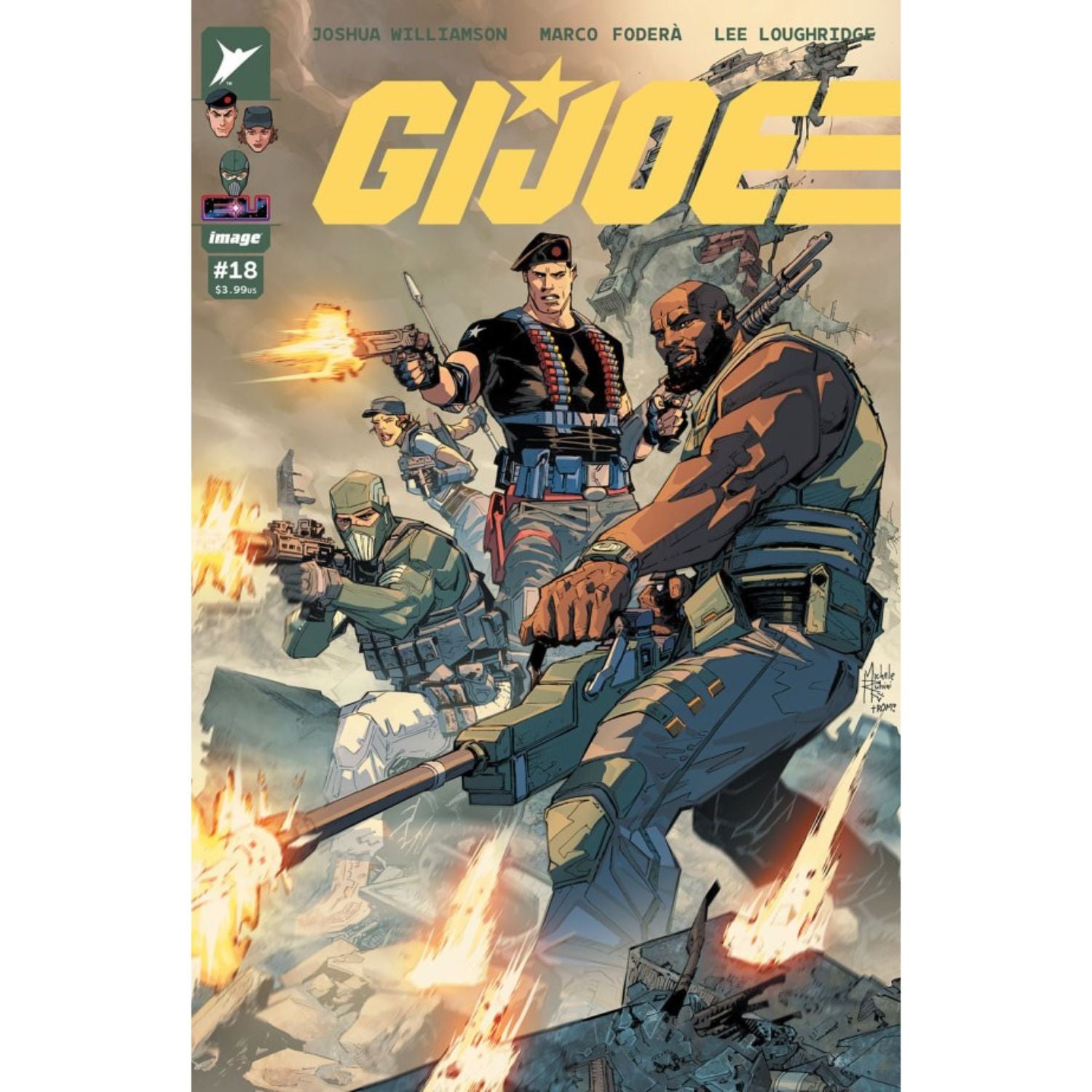 GI Joe: #18 [Michele Rubini & Romulo Fajardo Jr CVR E - 1:50] 2024 Comics Image Comics