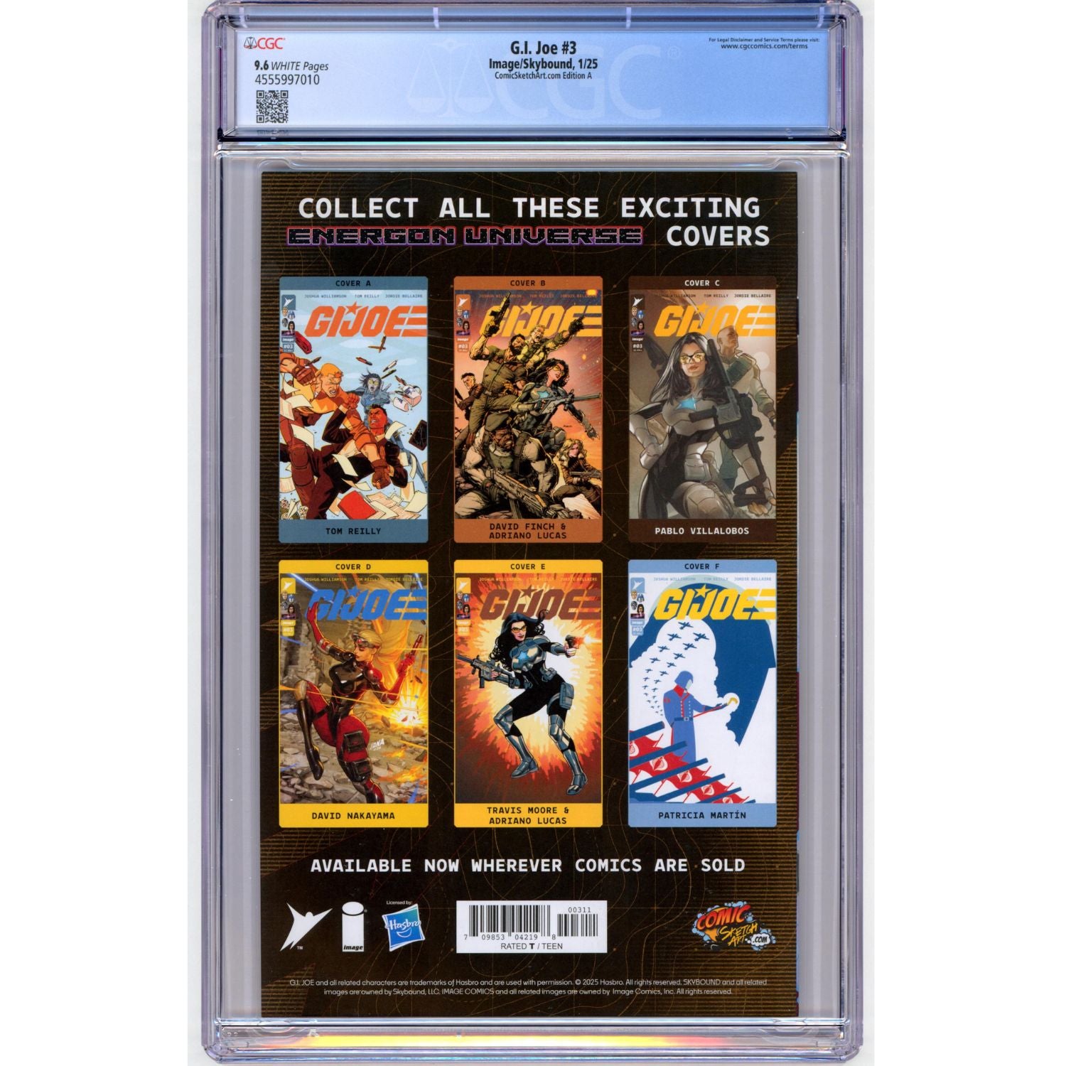 G.I. Joe: #3 [Rose Besch CGC 9.6 Megacon] 2025 Comics Image Comics