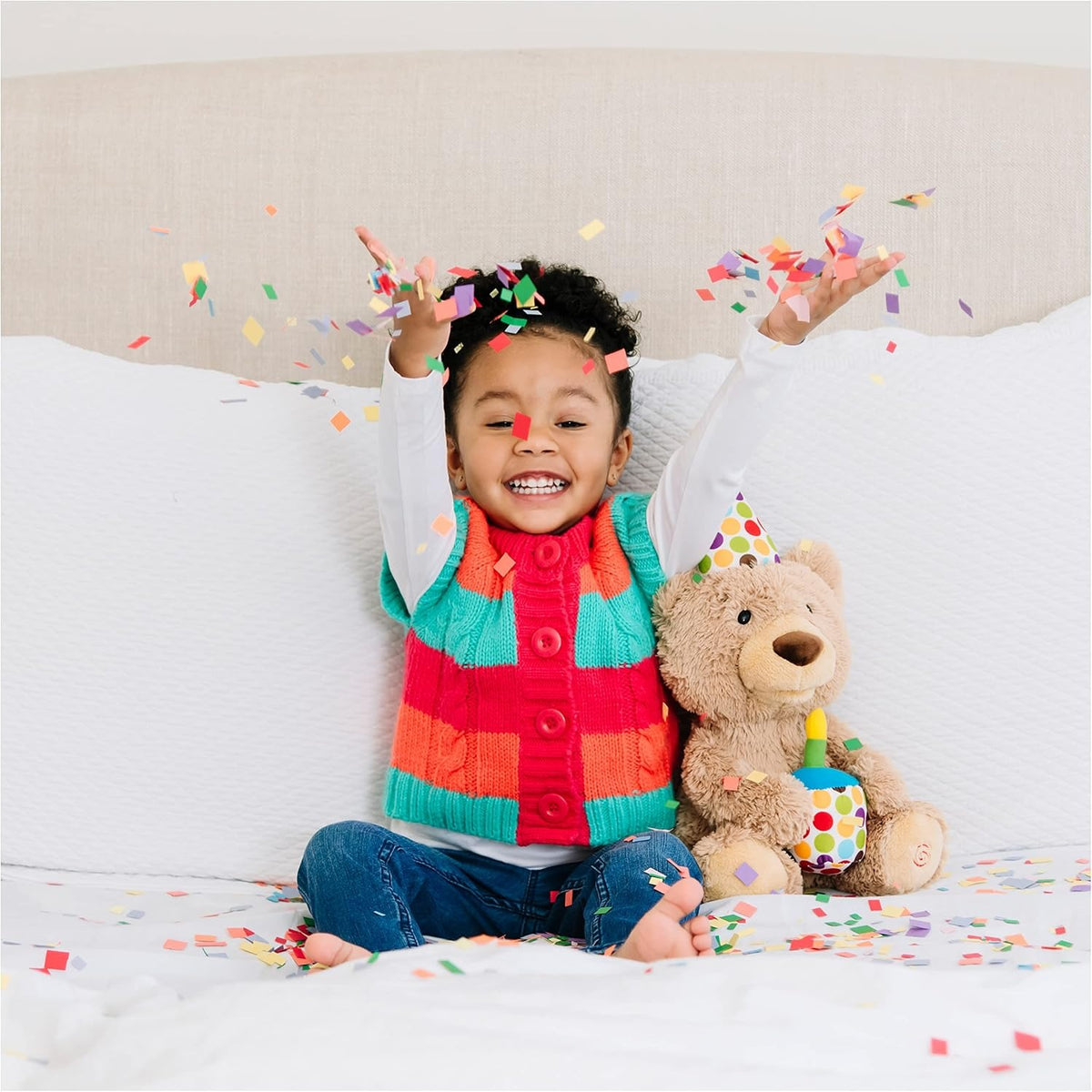 GUND: Happy Birthday Teddy Bear - Animated Plush Toy Toys & Games GUND