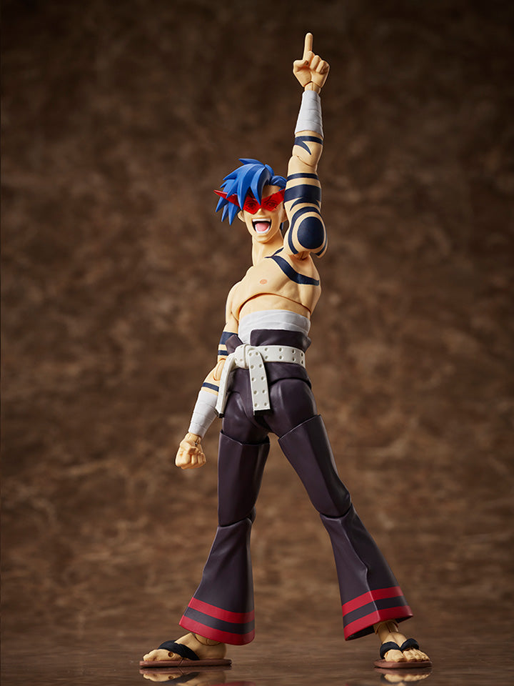 BUZZmod. Gurren Lagann: Kamina 1/12 Scale Action Figure Toys & Games Aniplex of America