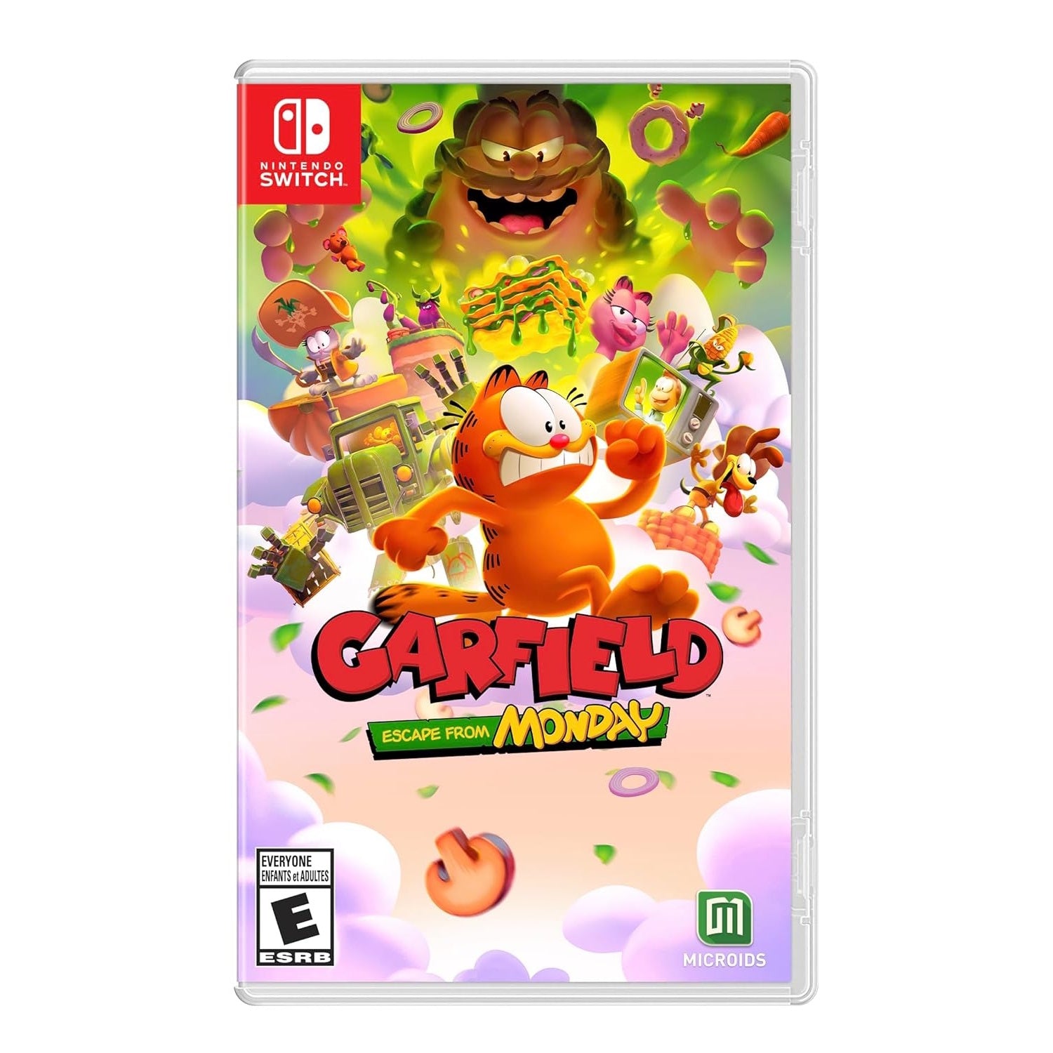 Garfield: Escape from Monday [Nintendo Switch] Nintendo Switch Video Game Microids