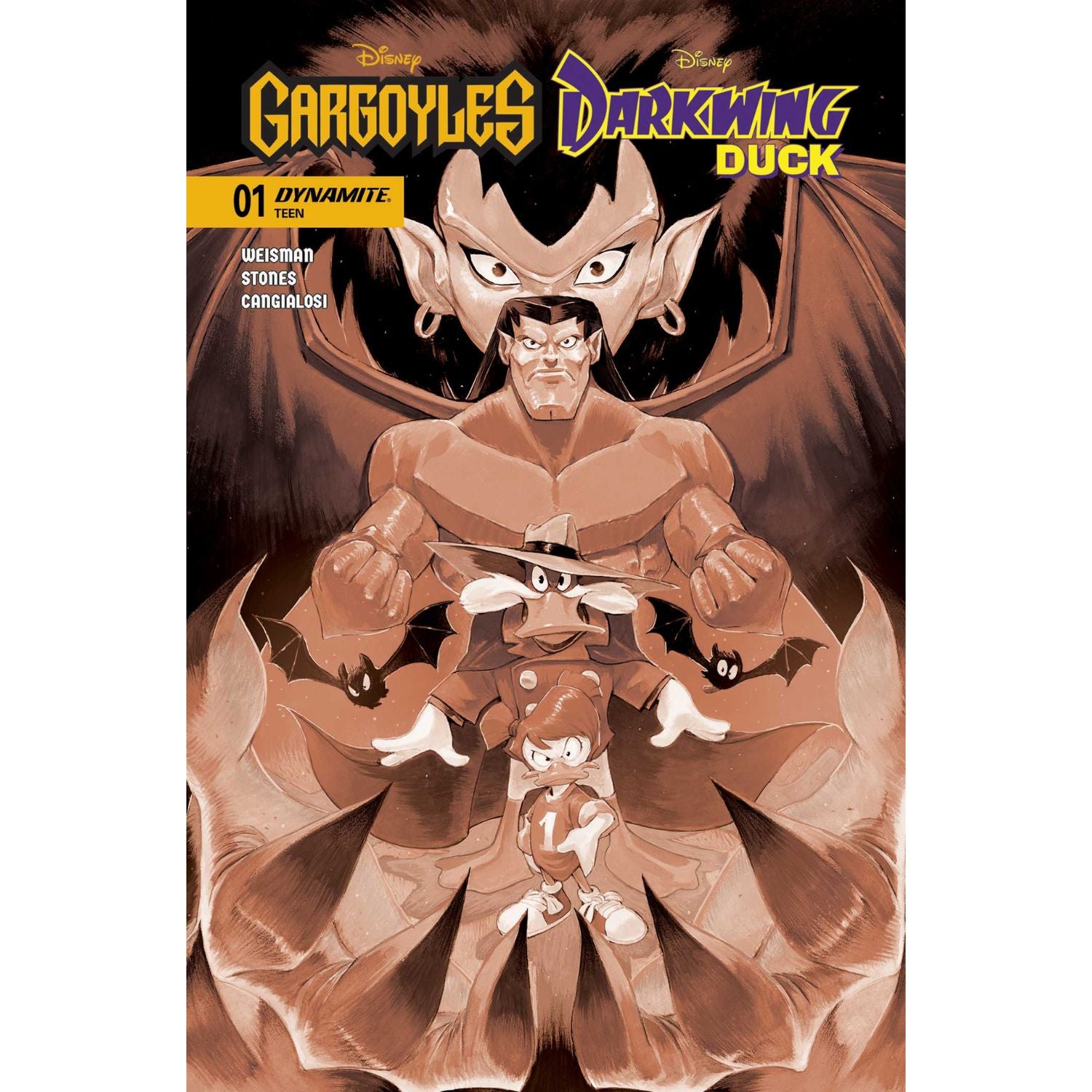 Gargoyles Darkwing Duck: #1 [Ivan Bigarella CVR Q - 1:10] 2026 Comics Dynamite Entertainment