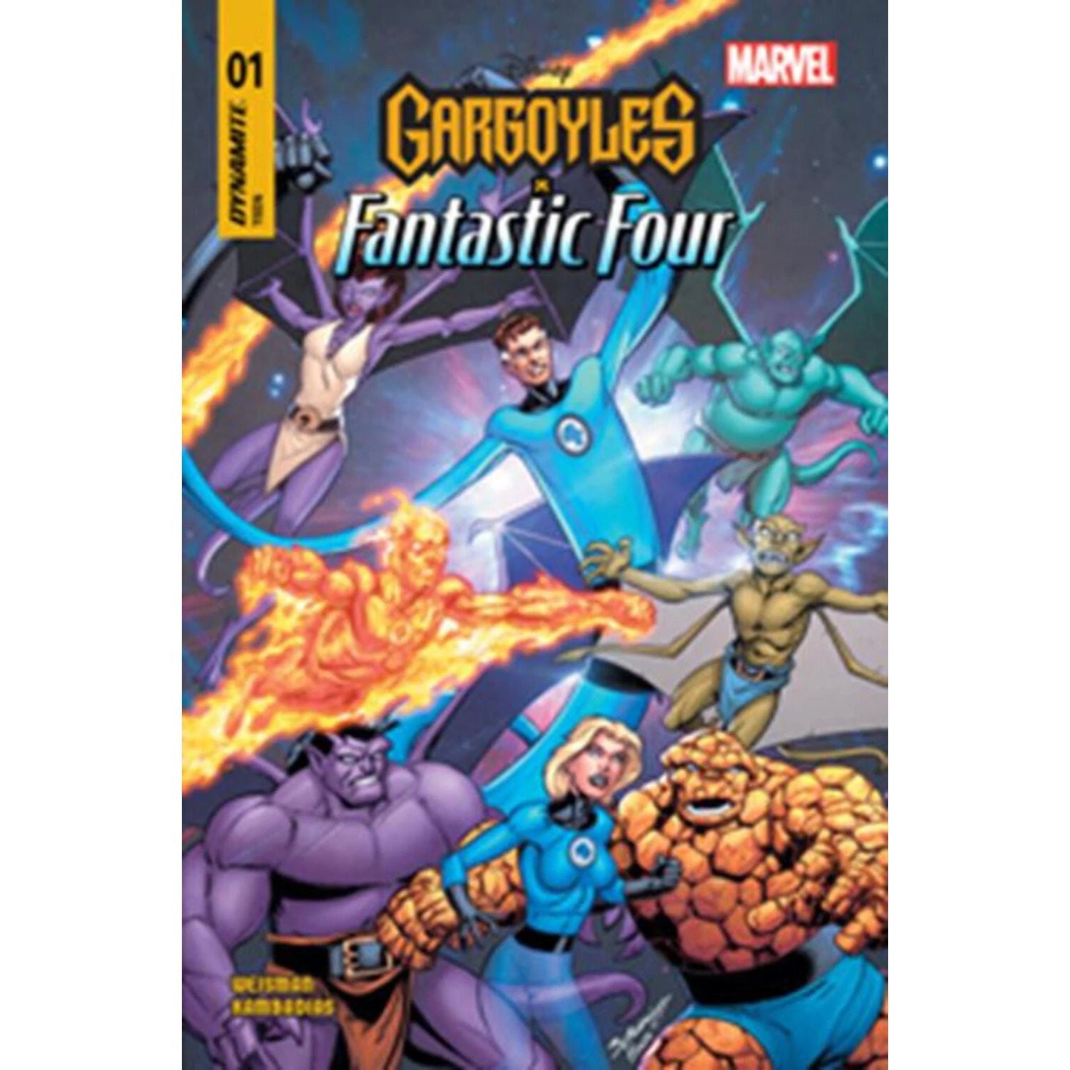 Gargoyles X Fantastic Four: #1 [Mark Bagley CVR D] 2025 Comics Dynamite Entertainment