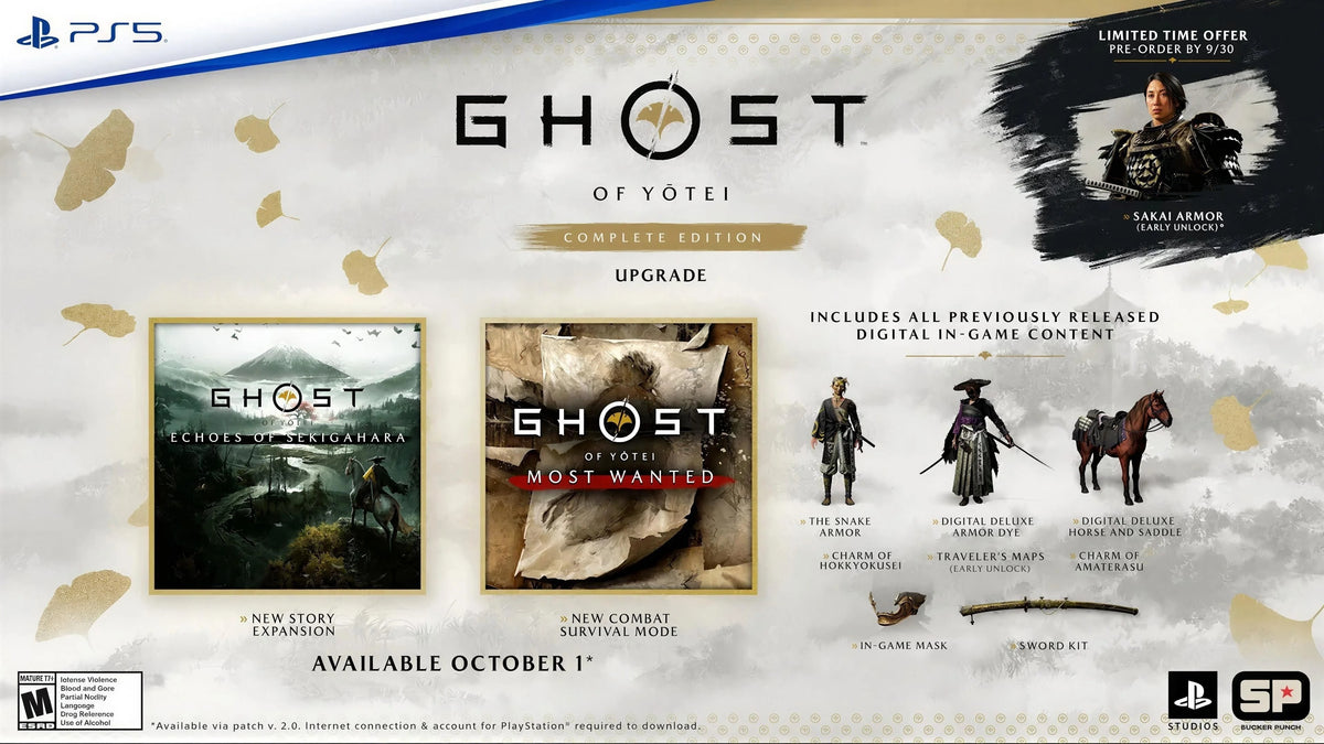 Ghost of Yotei - Complete Edition [PlayStation 5] PlayStation 5 Video Game Sony