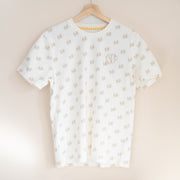Milk Mocha Bear: Giordano X Milk Mocha Bear: Monogram (Beige) T-Shirts Milk Mocha Bear