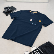Milk Mocha Bear: Giordano X Milk Mocha Bear: Peek-a-Pocket T-Shirts Milk Mocha Bear