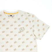 Milk Mocha Bear: Giordano X Milk Mocha Bear: Monogram (Beige) T-Shirts Milk Mocha Bear