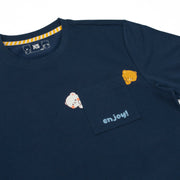 Milk Mocha Bear: Giordano X Milk Mocha Bear: Peek-a-Pocket T-Shirts Milk Mocha Bear