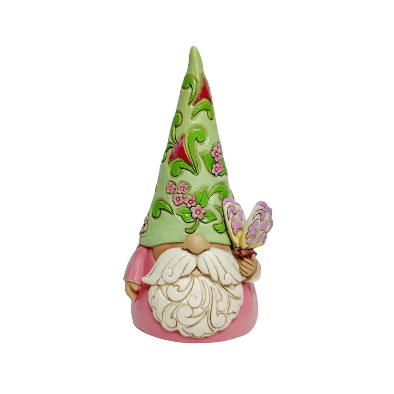 Enesco Heartwood Creek: Gnome with Butterfly Figurine Collectible Enesco