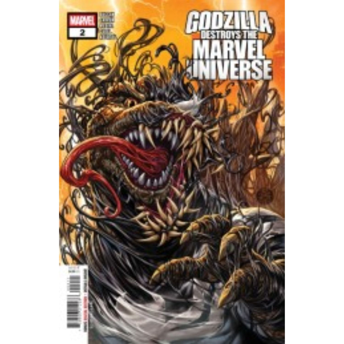 Godzilla Destroys The Marvel Universe #1-5 [Mark Brooks CVR A Set] 2025