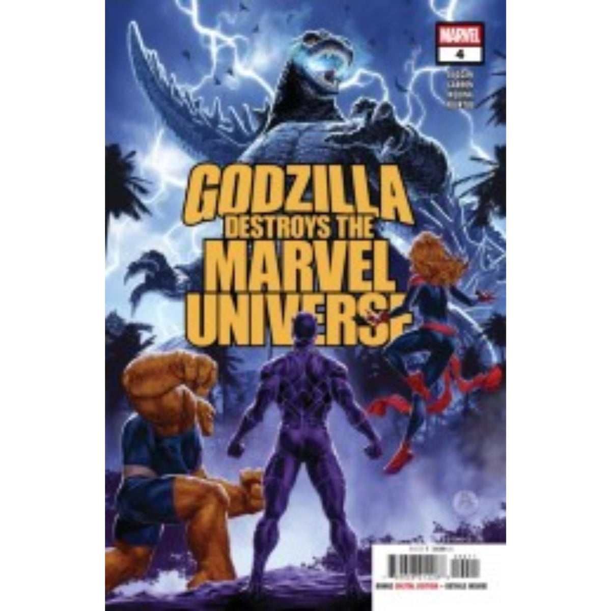 Godzilla Destroys The Marvel Universe #1-5 [Mark Brooks CVR A Set] 2025