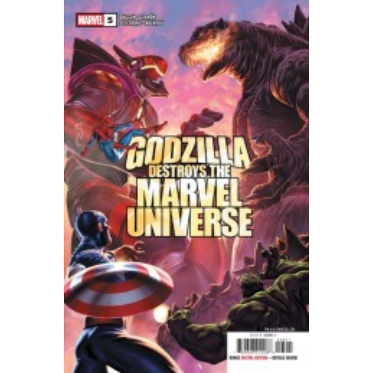 Godzilla Destroys The Marvel Universe #1-5 [Mark Brooks CVR A Set] 2025