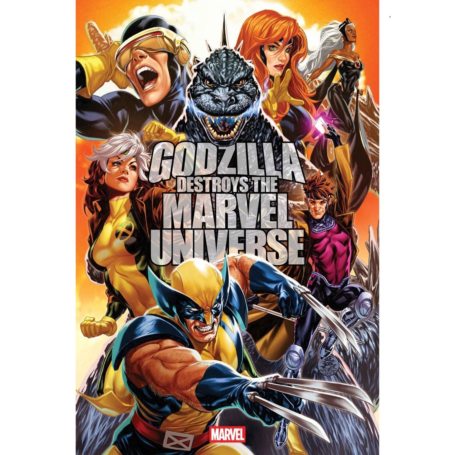 Godzilla Destroys The Marvel Universe:: #3 [Mark Brooks CVR A] 2025 Comics Marvel Comics
