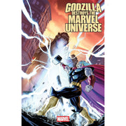 Godzilla Destroys the Marvel Universe: #1 [Pete Woods - 1:25] 2025 Comics Marvel Comics