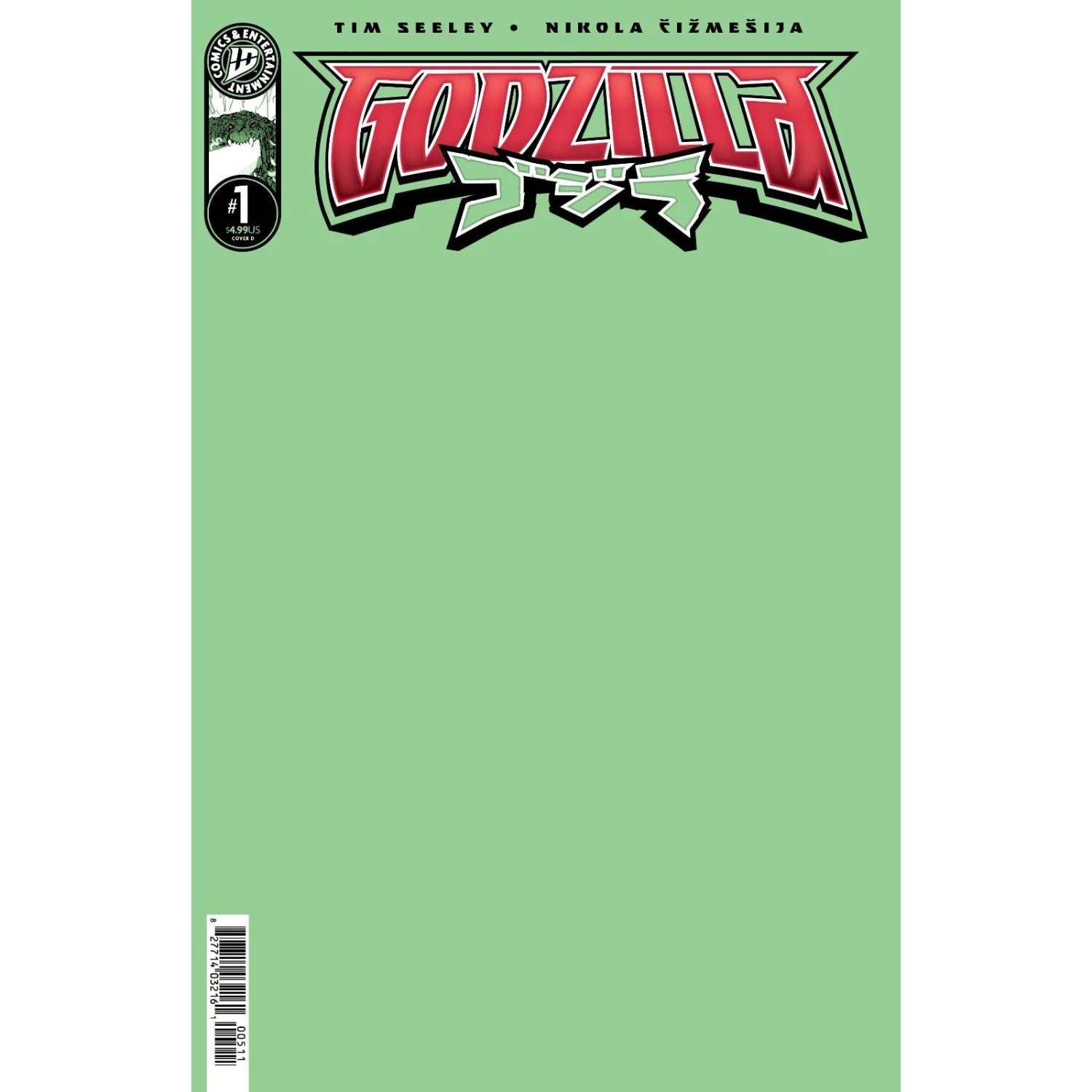 Godzilla Kai-Sei Era: #1 [Sketch Blank CVR E] 2025 Comics IDW Publishing