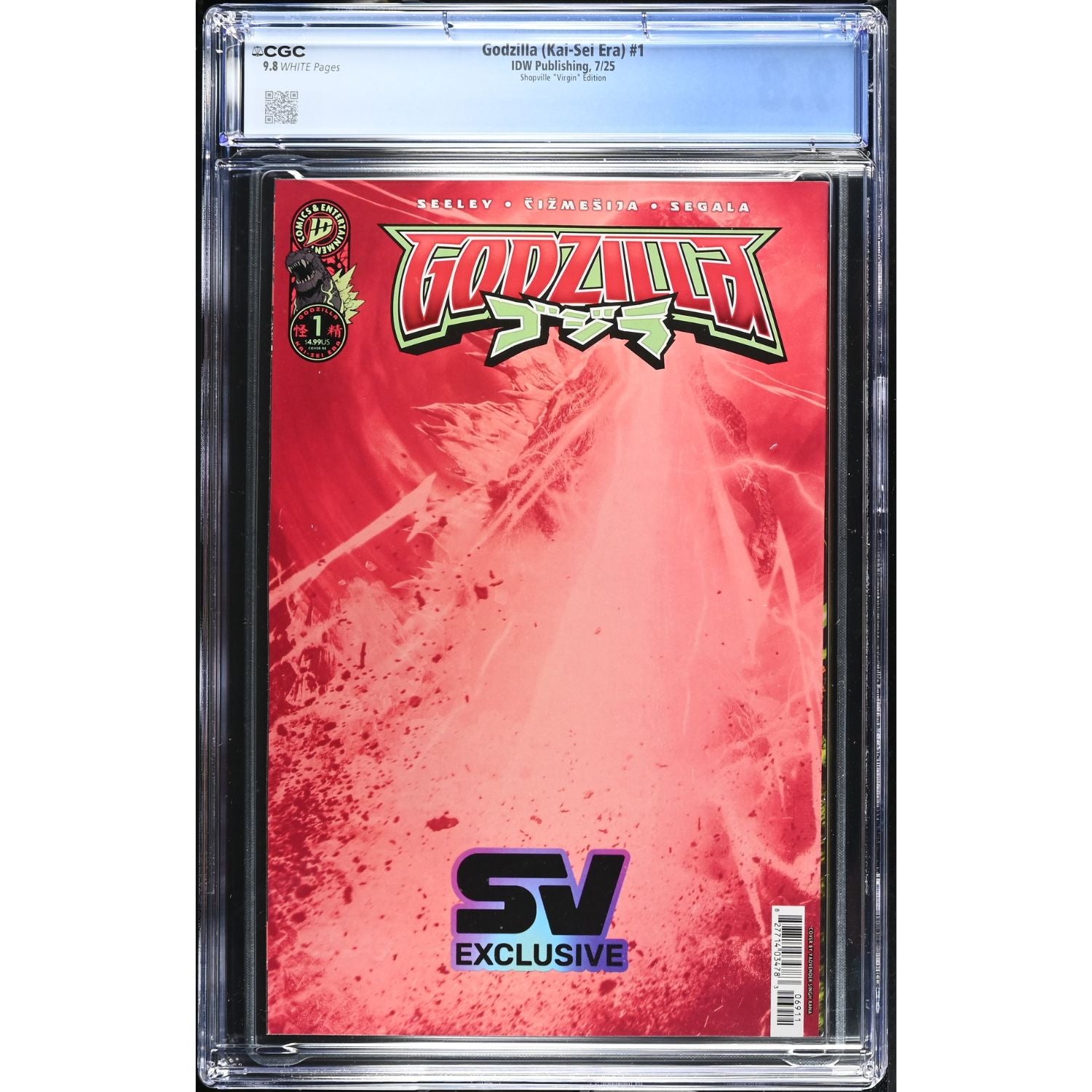Godzilla Kai-Sei Era: #1 [UltraRaw26 CGC 9.8 Shopville Virgin CVR] 2025 Comics IDW Publishing