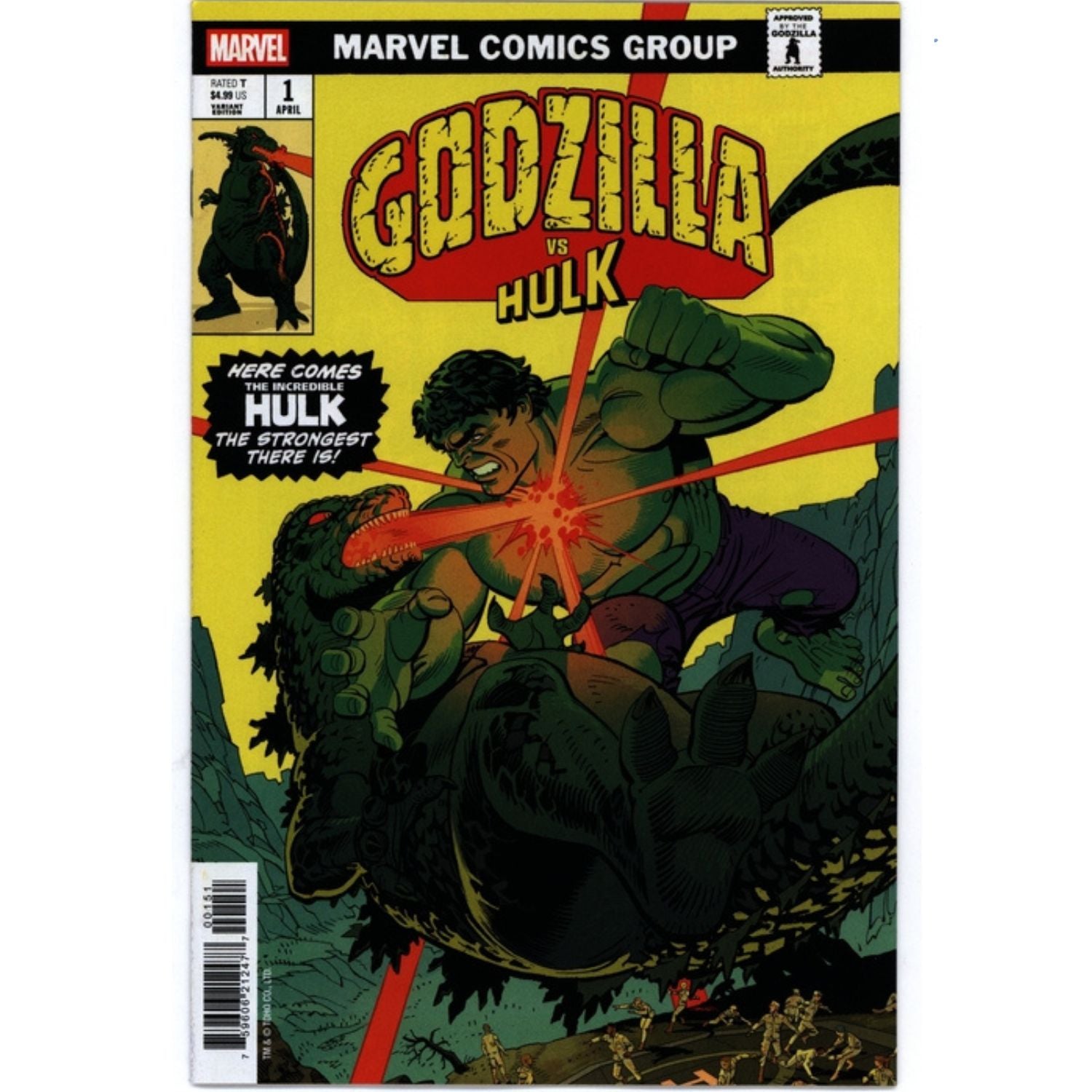 Godzilla VS Hulk: #1 [Leonardo Romero CVR E] 2025 Comics Marvel Comics